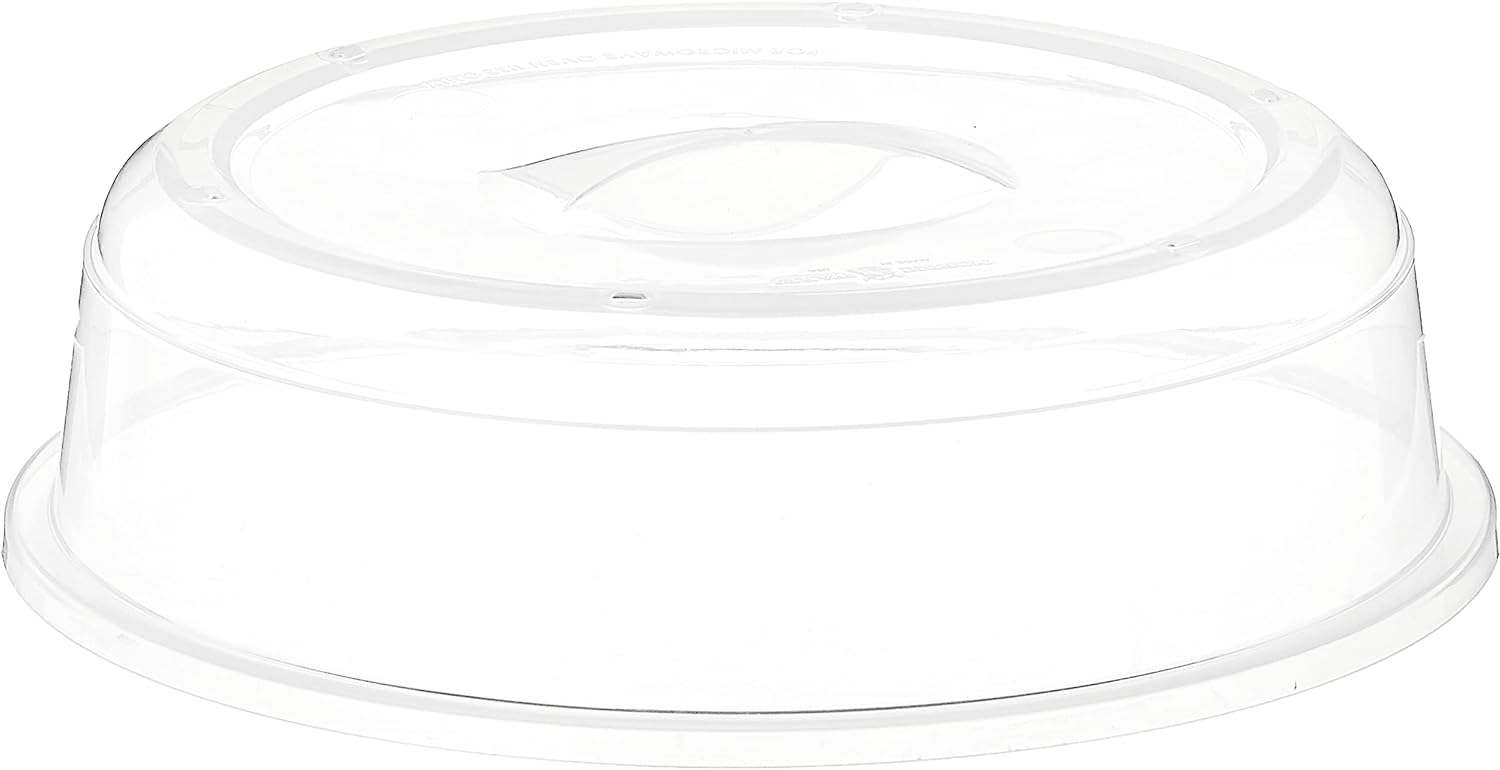 Nordic Ware BPA-free and Melamine Free Plastic Splatter Microwave Cover, 10-Inch (Set of 2), Clear - Image 3