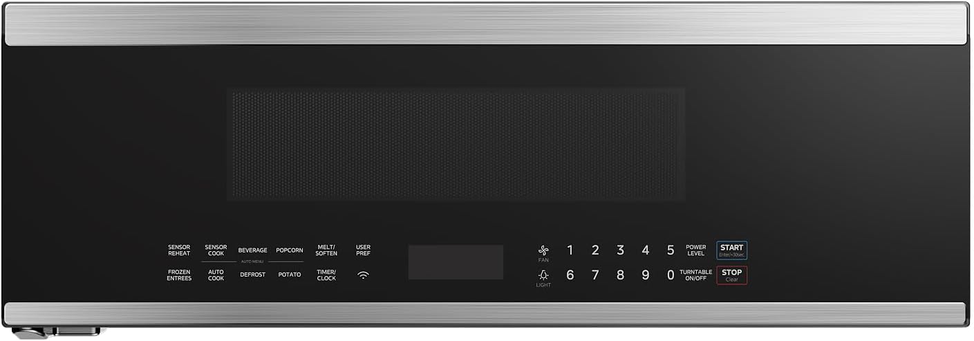 Midea MMO12S3ASTZ Over the Range Oven, 1.2 Cu.ft Slim, Stainless Steel Microwaves, 1000W Heating Power with 400CMF Vent Fan - Image 2