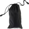 10 pcs Black Microfiber Sunglasses Glasses & Gadgets Accessories Sleeve Bag Pouch with Drawstring Closure - Image 5