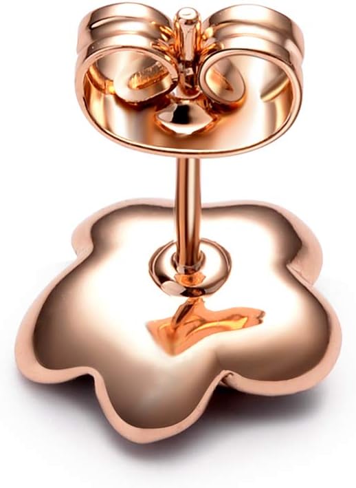 AllenCOCO Rose Flower Stud Earrings for Women Sensitive Ears, Hypoallergenic Cute Gold And Silver Rose Flower Earrings Studs for Women Nickel Free - Image 4
