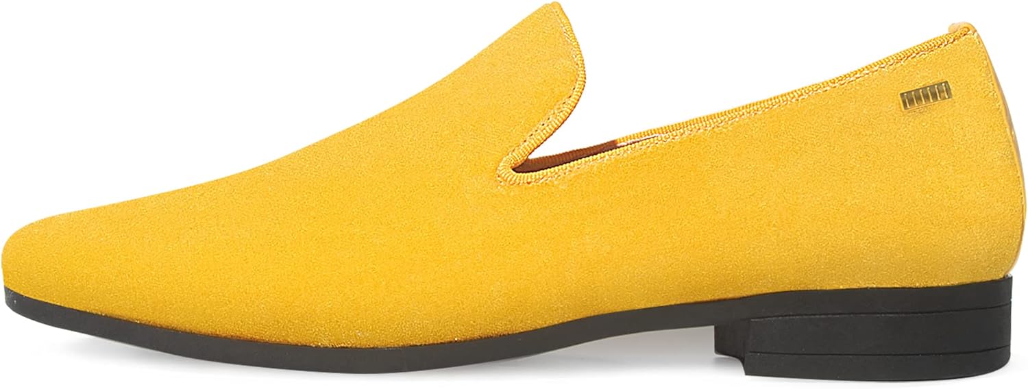 UUBARIS Mens Velvet Loafers Slip-on Dress Shoes Fashion Style Driving Shoes Classic Tuxedo Shoes Casual Oxford Shoes - Image 3