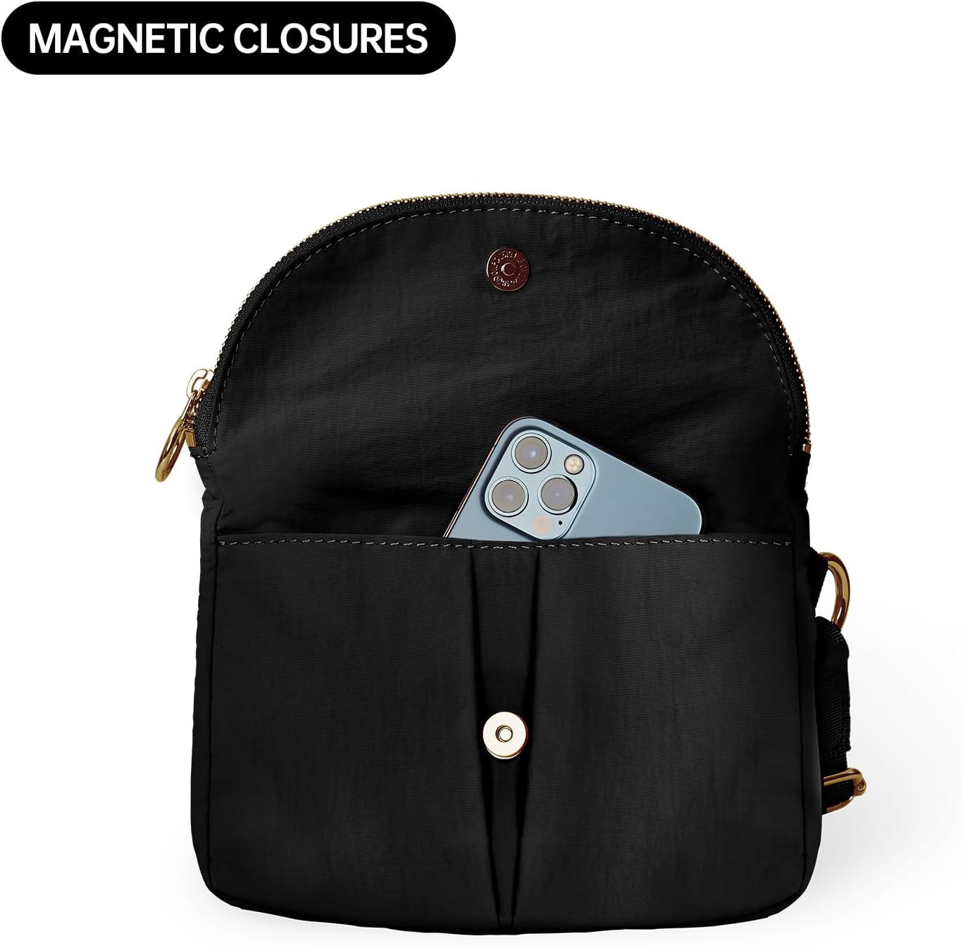 Crossbody Bag for Women, All Night Festival Bag Adjustable Strap Purse Nylon Handbags for Travel Work Casual Outdoor - Image 6