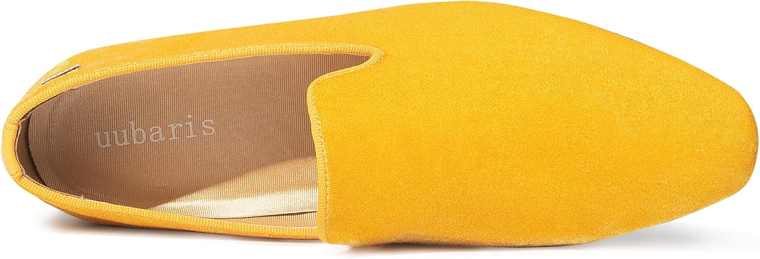 UUBARIS Mens Velvet Loafers Slip-on Dress Shoes Fashion Style Driving Shoes Classic Tuxedo Shoes Casual Oxford Shoes - Image 4