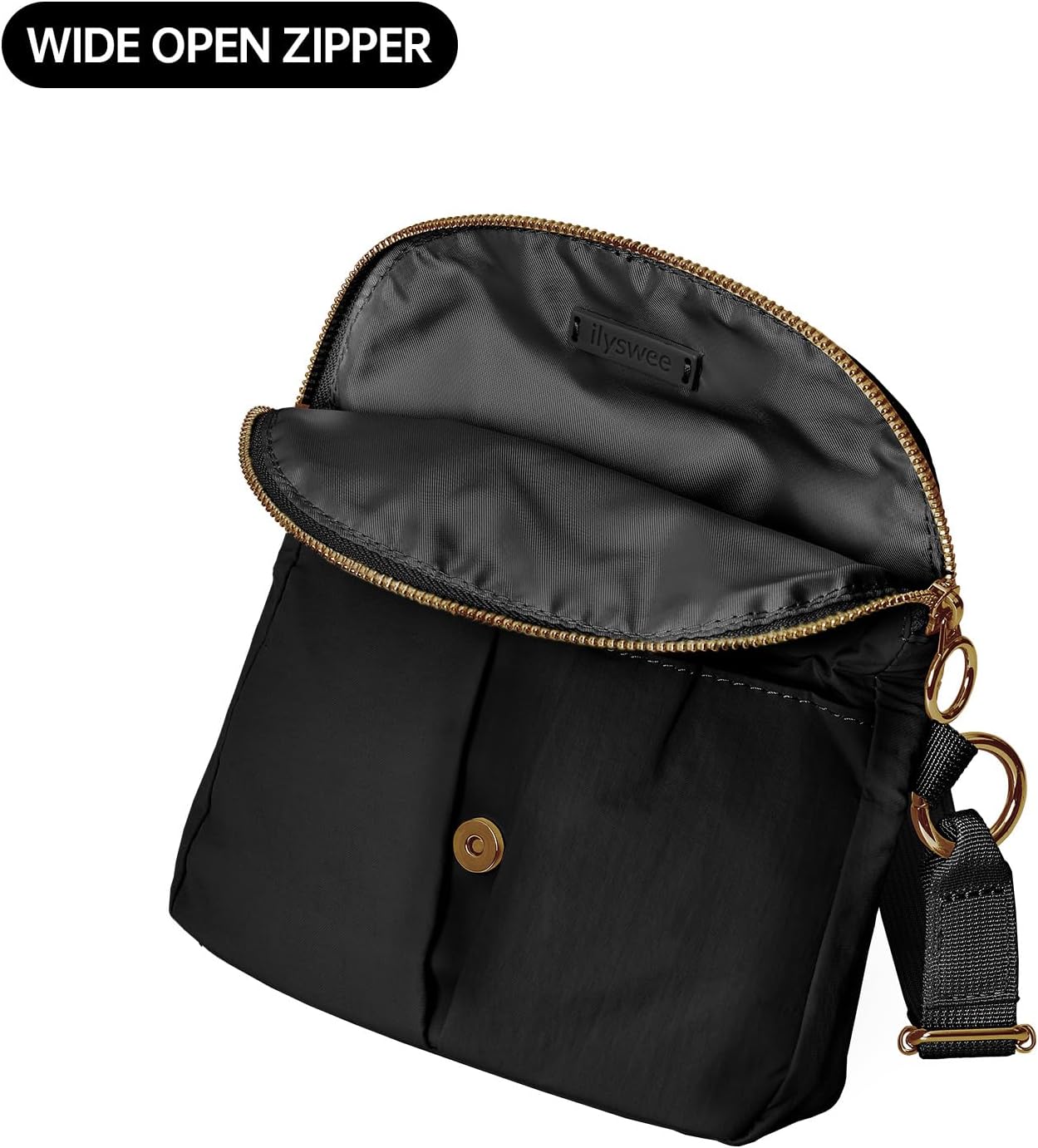 Crossbody Bag for Women, All Night Festival Bag Adjustable Strap Purse Nylon Handbags for Travel Work Casual Outdoor - Image 5