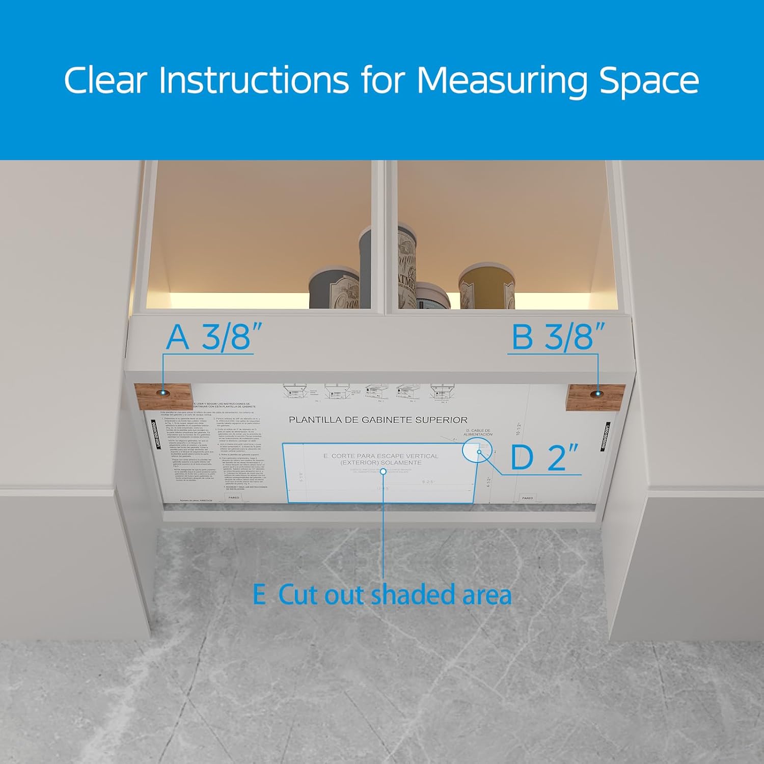 Midea MMO12S3ASTZ Over the Range Oven, 1.2 Cu.ft Slim, Stainless Steel Microwaves, 1000W Heating Power with 400CMF Vent Fan - Image 12